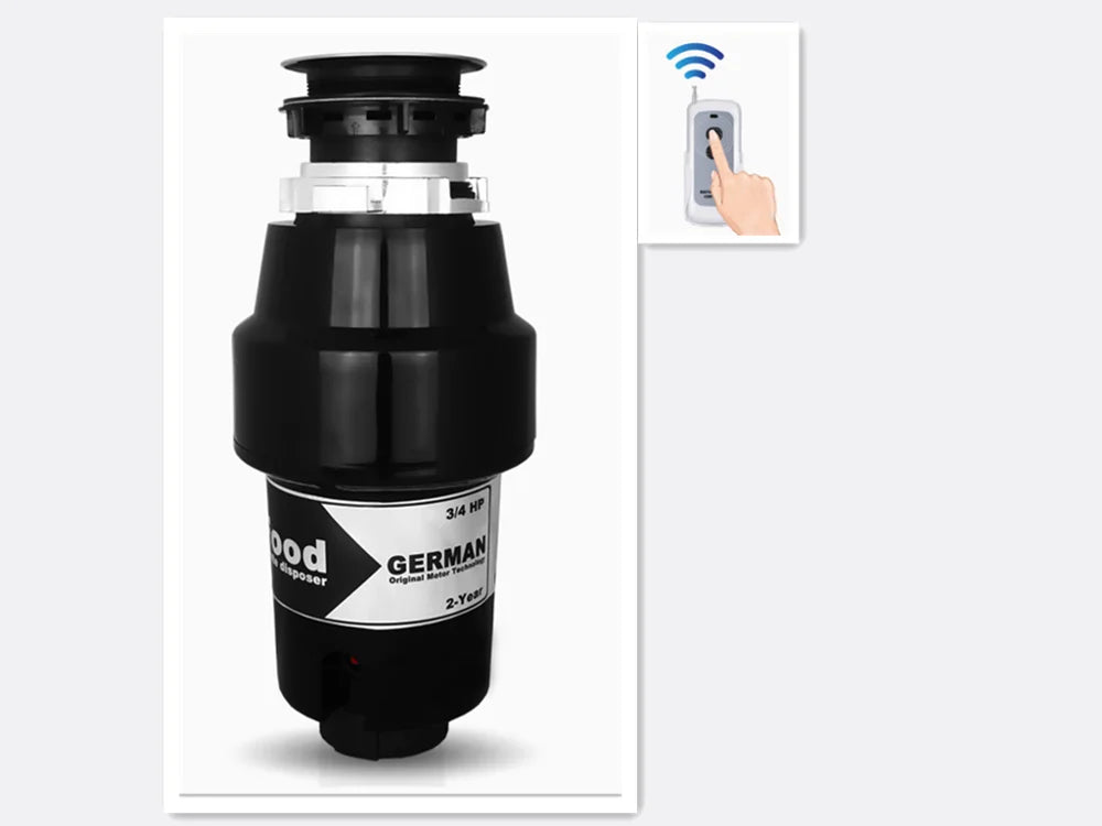 76336A German 1000W Motor Technology 1 Horsepower Deluxe Continuous Feed Disposall Food Waste Disposer + Air Switch