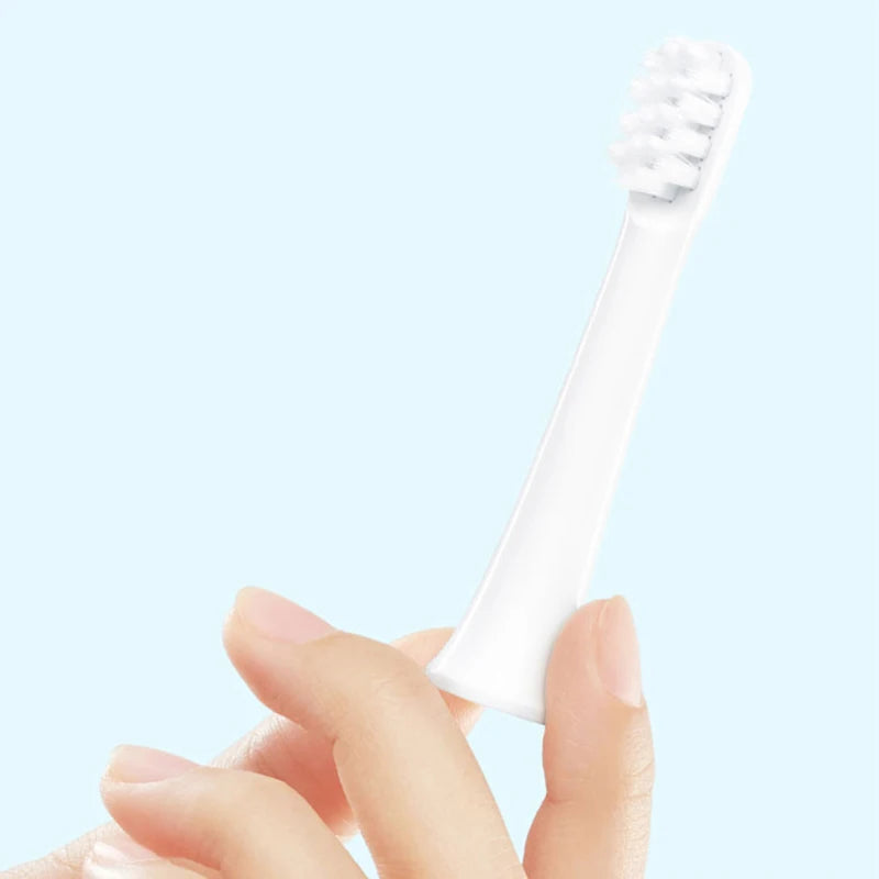For XIAOMI MIJIA T100 8PCS Replacement Brush Heads Sonic Electric Toothbrush Vacuum DuPont Soft Bristle Suitable Nozzles