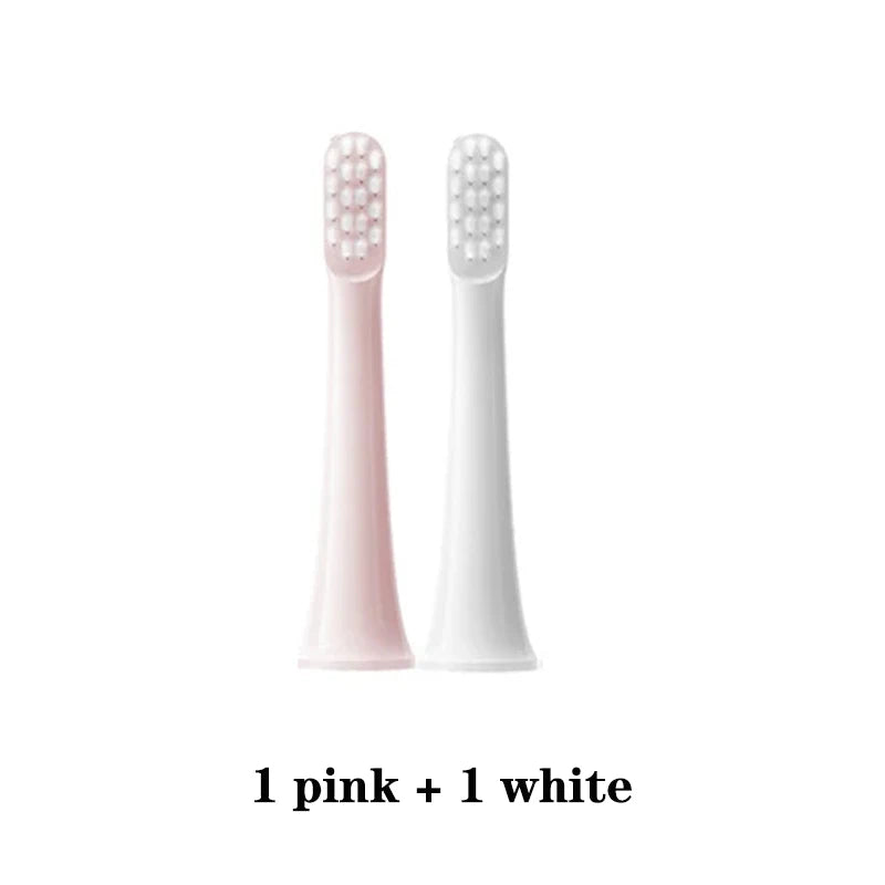 For XIAOMI MIJIA T100 8PCS Replacement Brush Heads Sonic Electric Toothbrush Vacuum DuPont Soft Bristle Suitable Nozzles