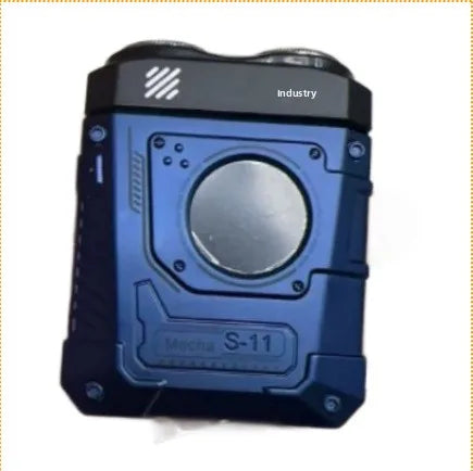 Powerful Dual Blade Mini Electric Smart Shaver Digital Display Beard Trimmer Tool 36Db Household& Car