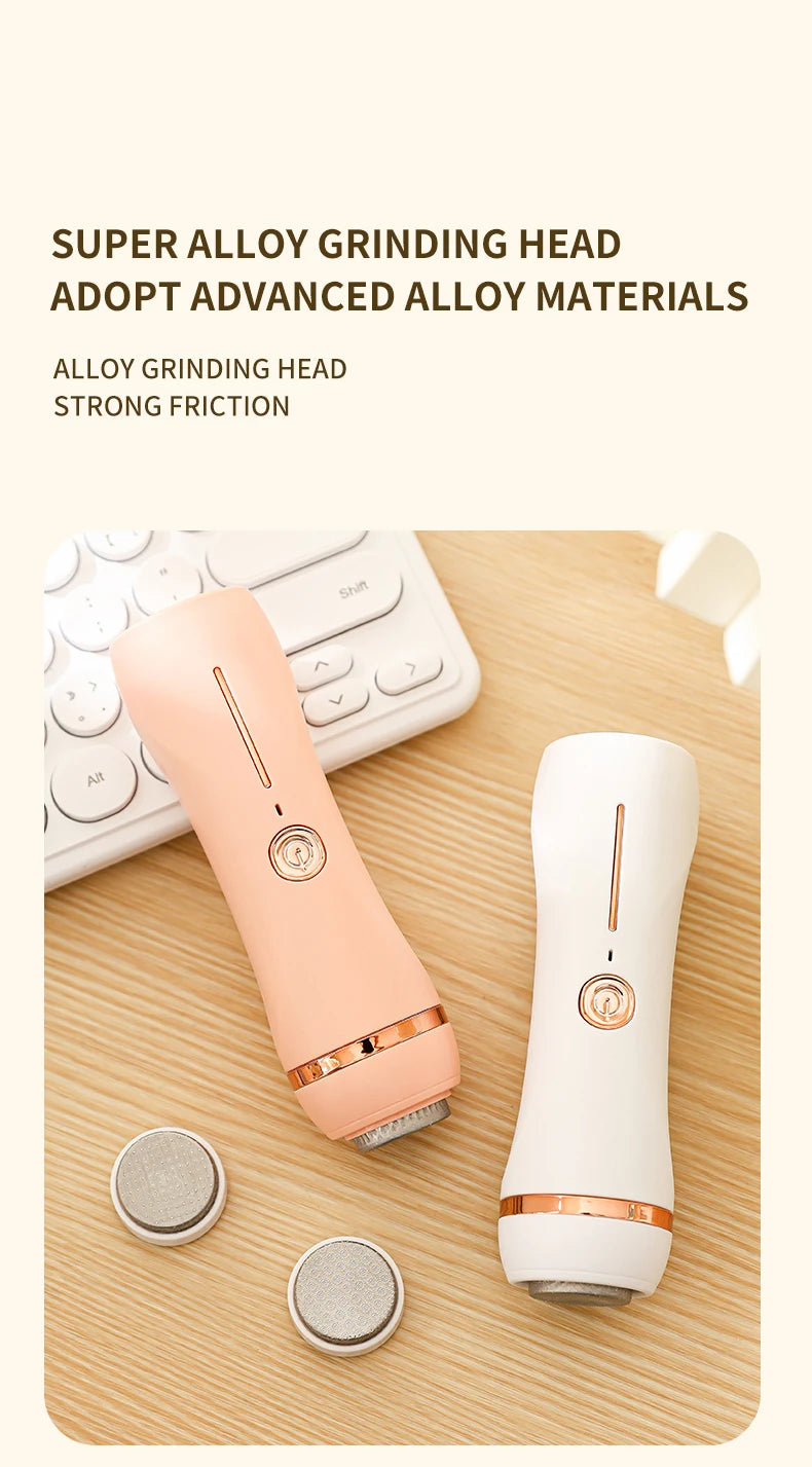 HOMEFISH Electric Foot Grinder Automatic Foot Callus Rubbing Pedicure Dead Skin Callus Remover for  Foot Beauty Machine
