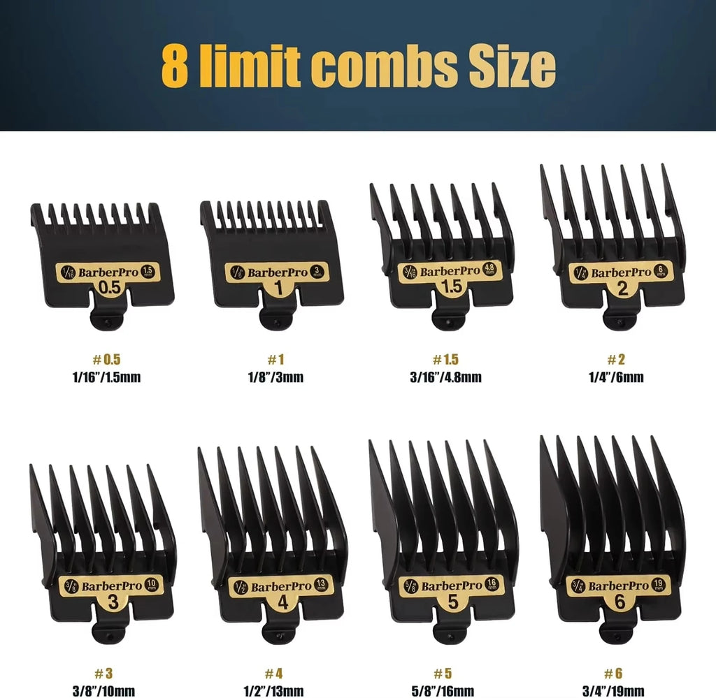Premium Clipper Guide Guards comb For BaBylissPro Barberology FX825, FX870, FX890, FX673 Clippers ,for Babyliss Trimmer